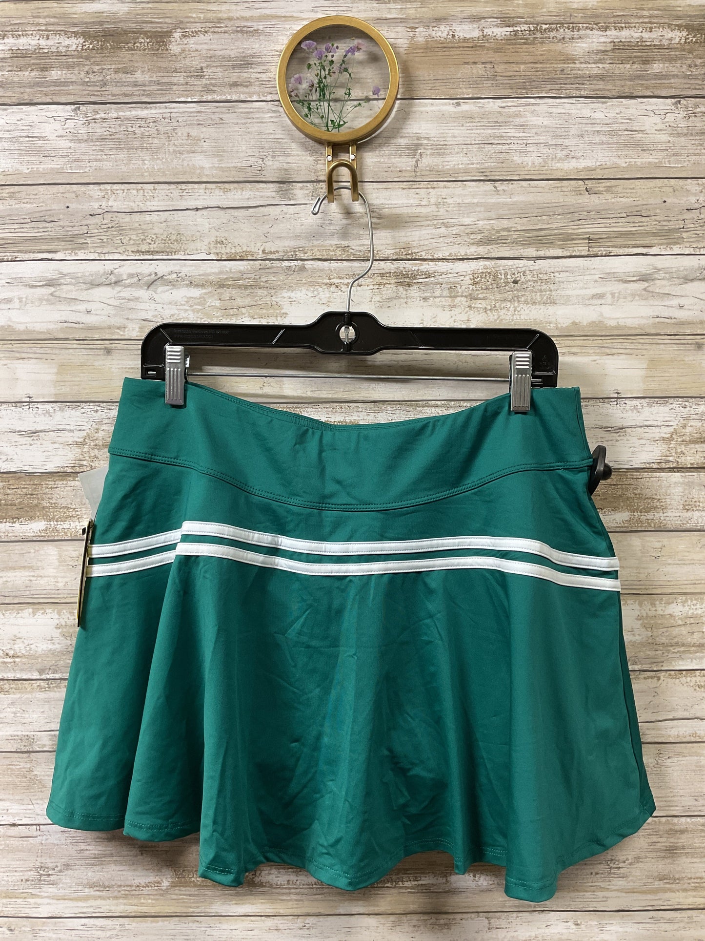 Athletic Skirt By  Cmc In Green, Size:Xl