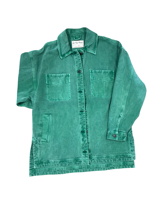 Jacket Shirt By We The Free In Green, Size:Xs