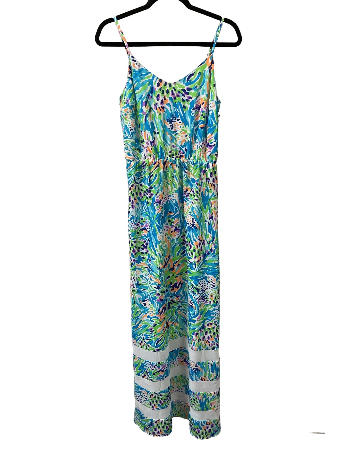 Dress Designer By Lilly Pulitzer In Blue & Green, Size:S