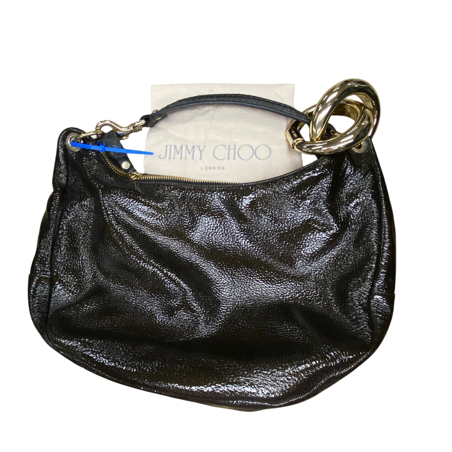 Handbag Luxury Designer By Jimmy Choo In Black, Size:Small