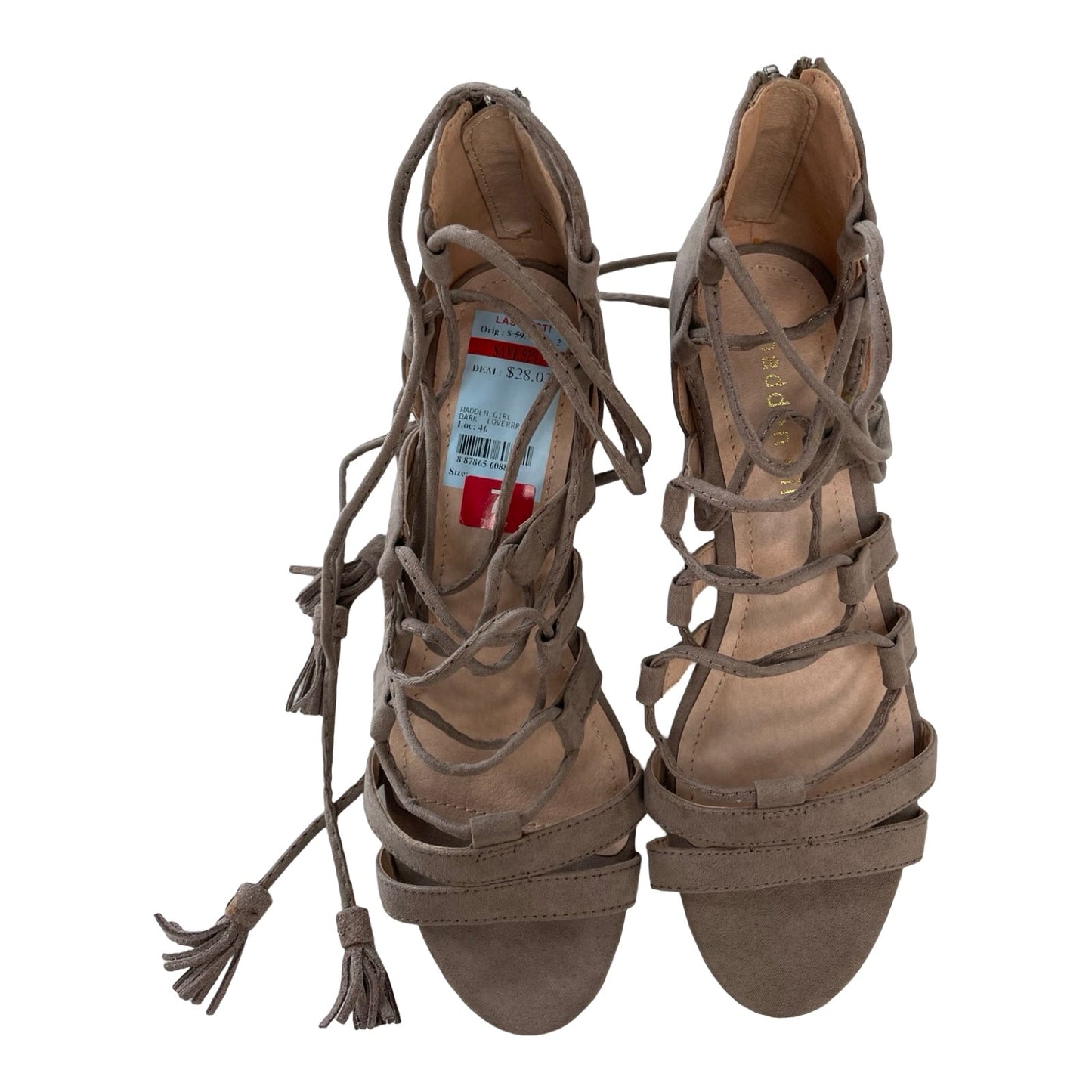Shoes Heels Block By Madden Girl In Tan, Size:7