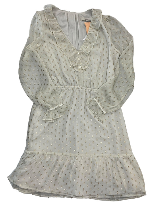 Dress Casual Short By Loft In Cream, Size:Xs