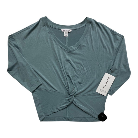 Athletic Top Ss By Athleta In Green, Size:Xxs