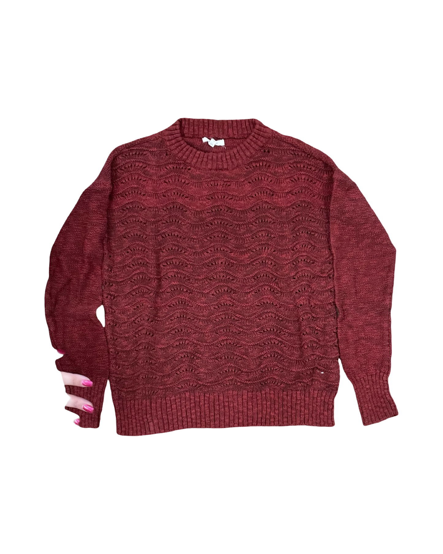 Sweater By Maurices In Red, Size:Xs