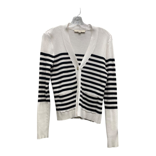Sweater Cardigan By Loft In White, Size:M