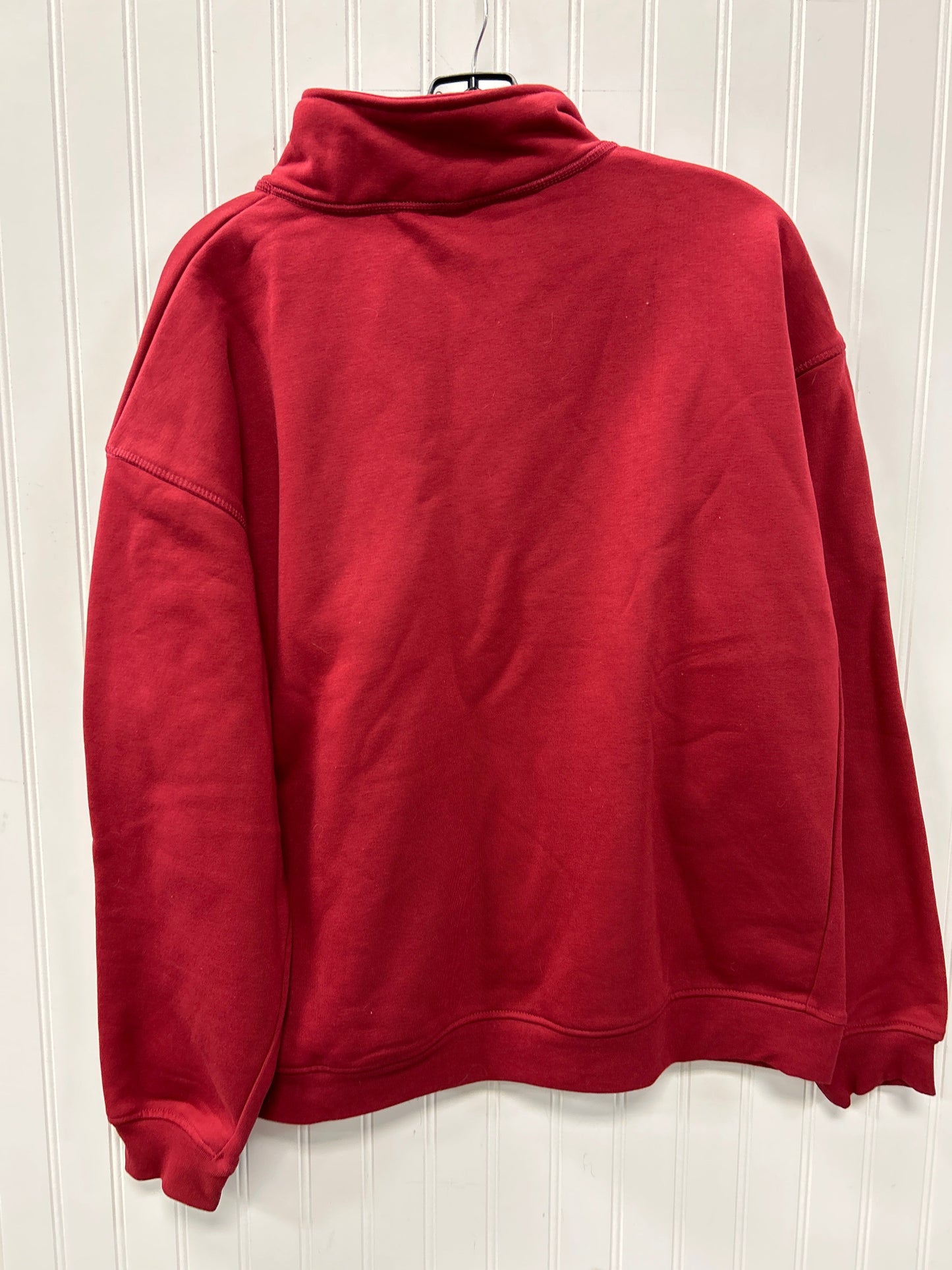 Sweatshirt Collar 2PC SET By Mono B In Red, Size:L