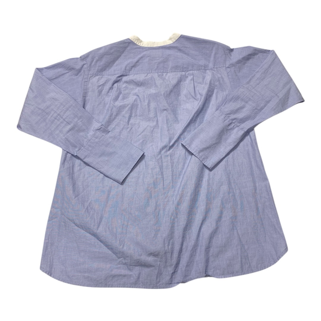 Top Ls By J. Crew In Blue, Size:8