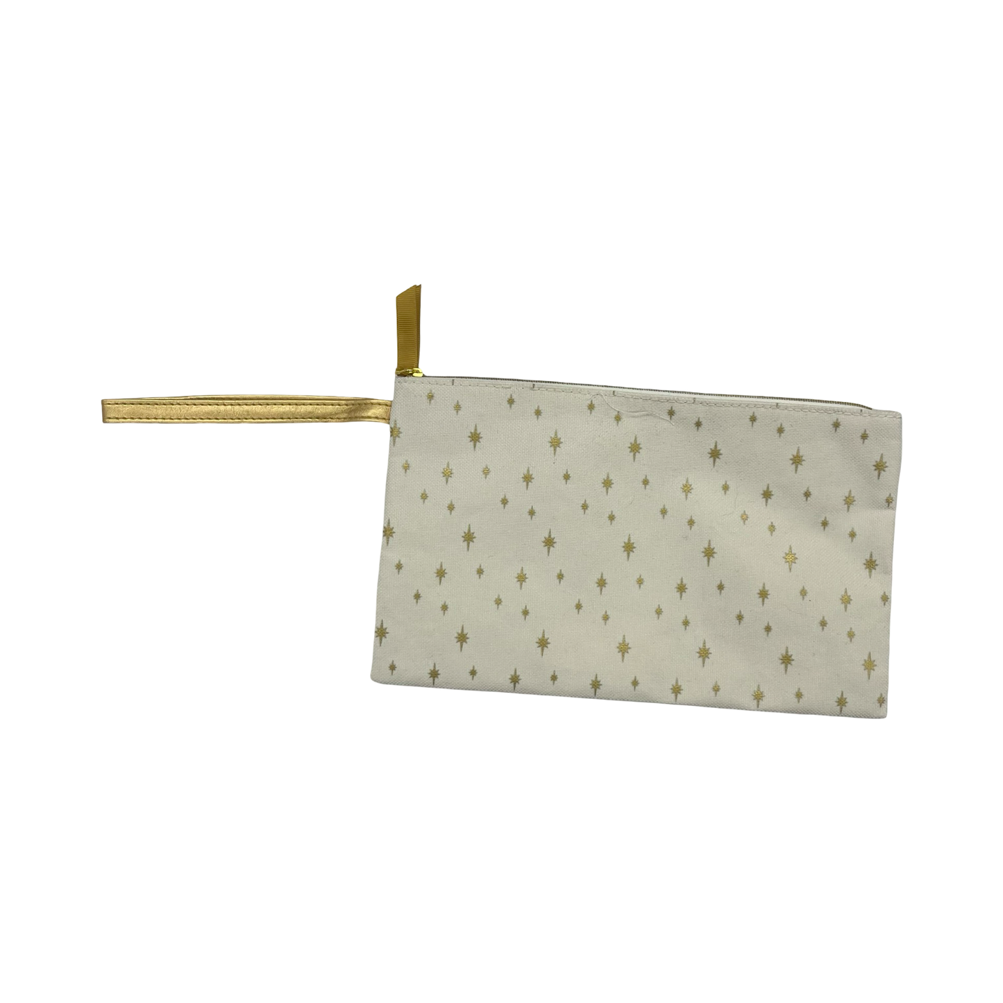Makeup Bag By Clothes Mentor In Cream, Size:Large