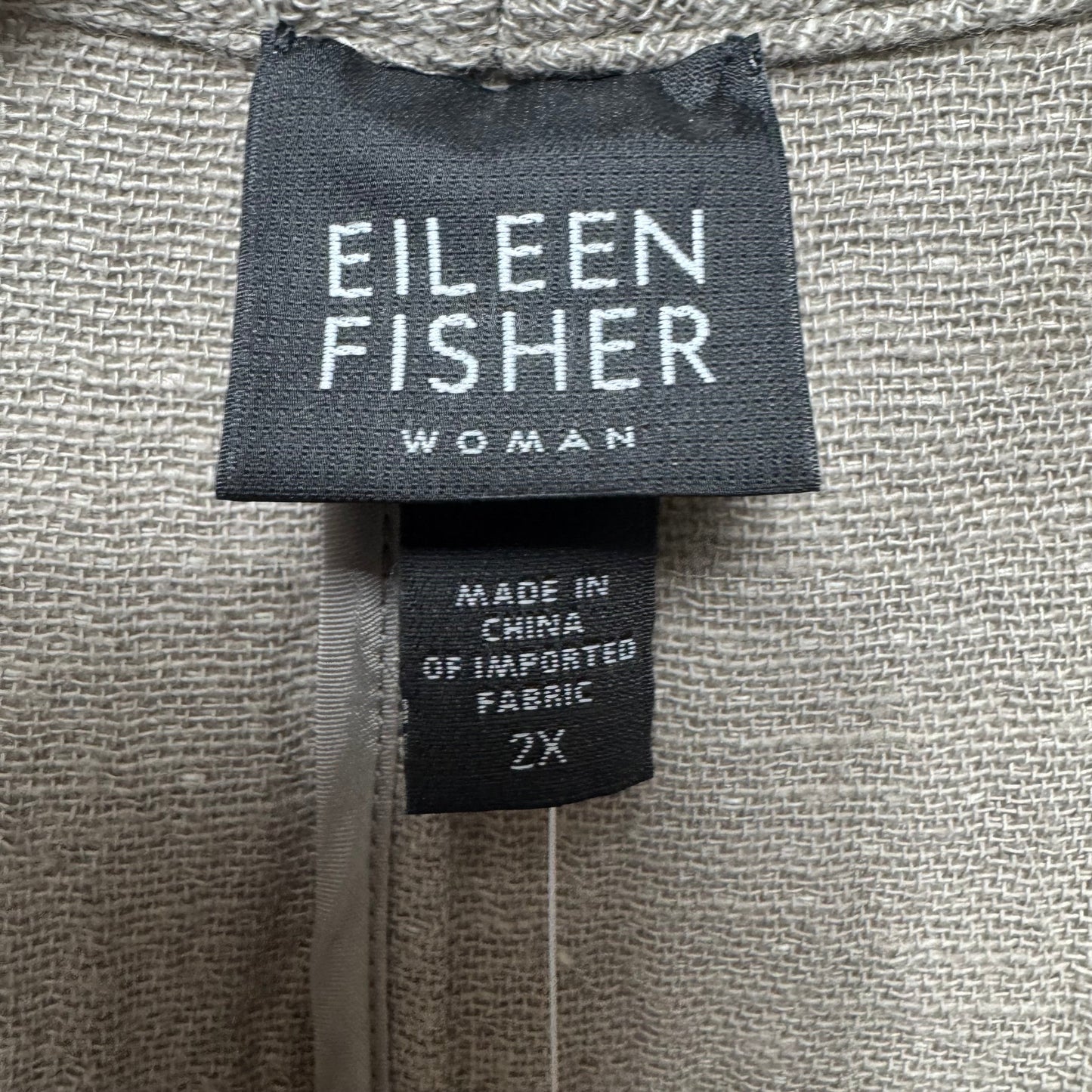 Coat Other By Eileen Fisher In Tan, Size: 2X