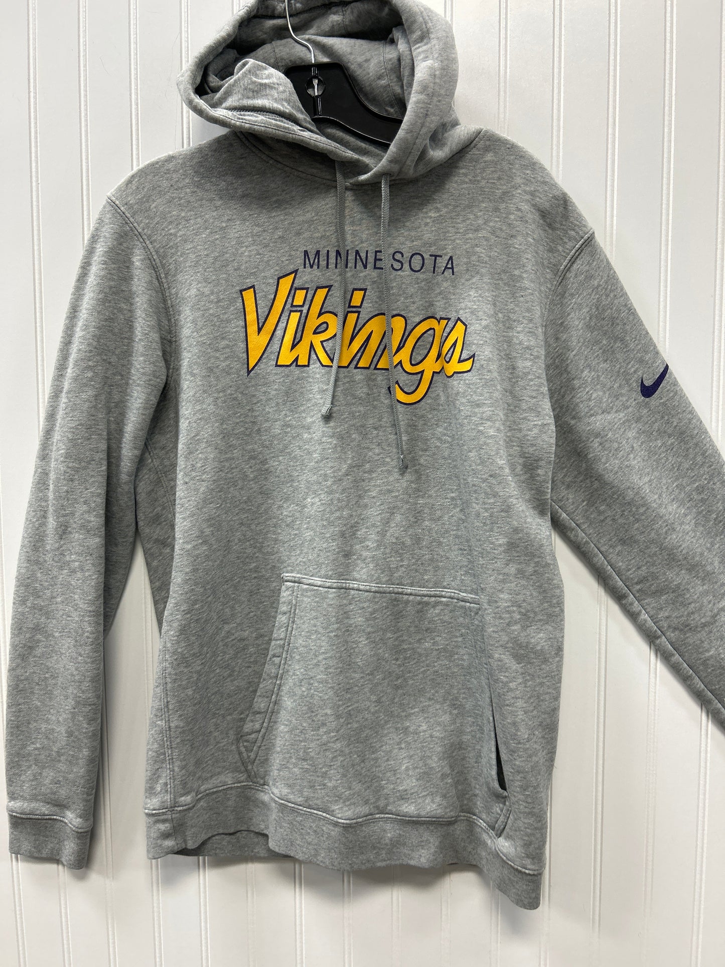 Sweatshirt Hoodie By Nike Apparel In Grey, Size:M