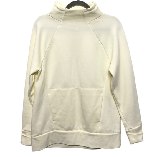 Athletic Sweatshirt Collar By Fabletics In Cream, Size:S
