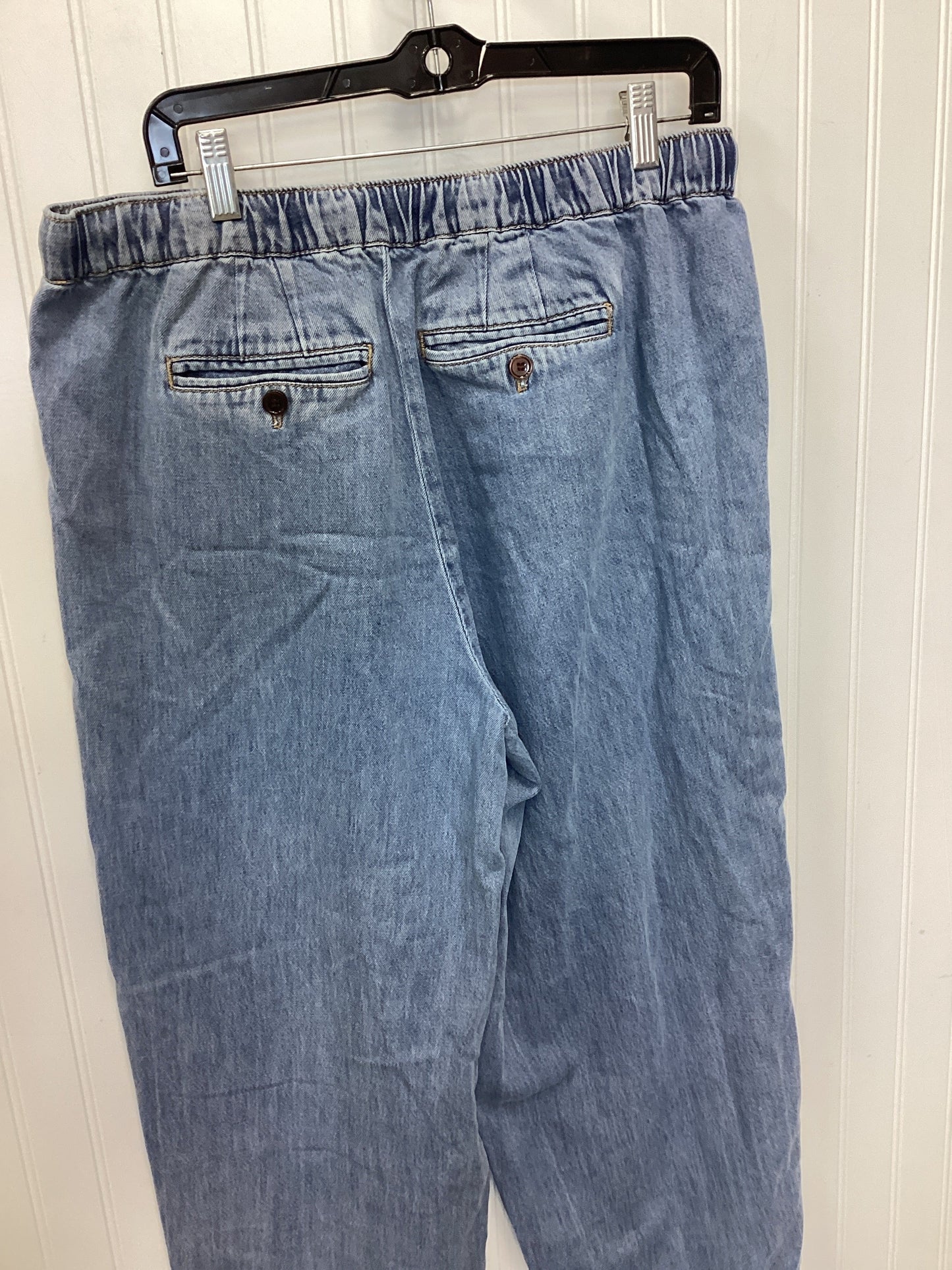 Jeans Straight By Velvet Heart In Blue Denim, Size:L