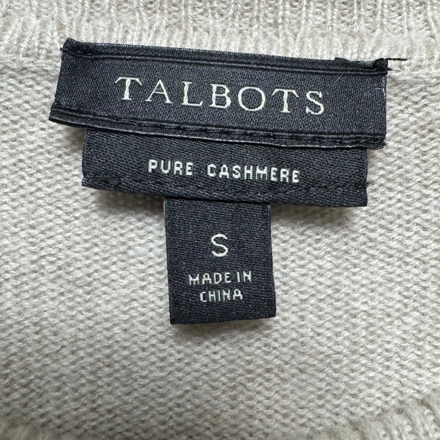 Sweater Cashmere By Talbots In Tan, Size: S