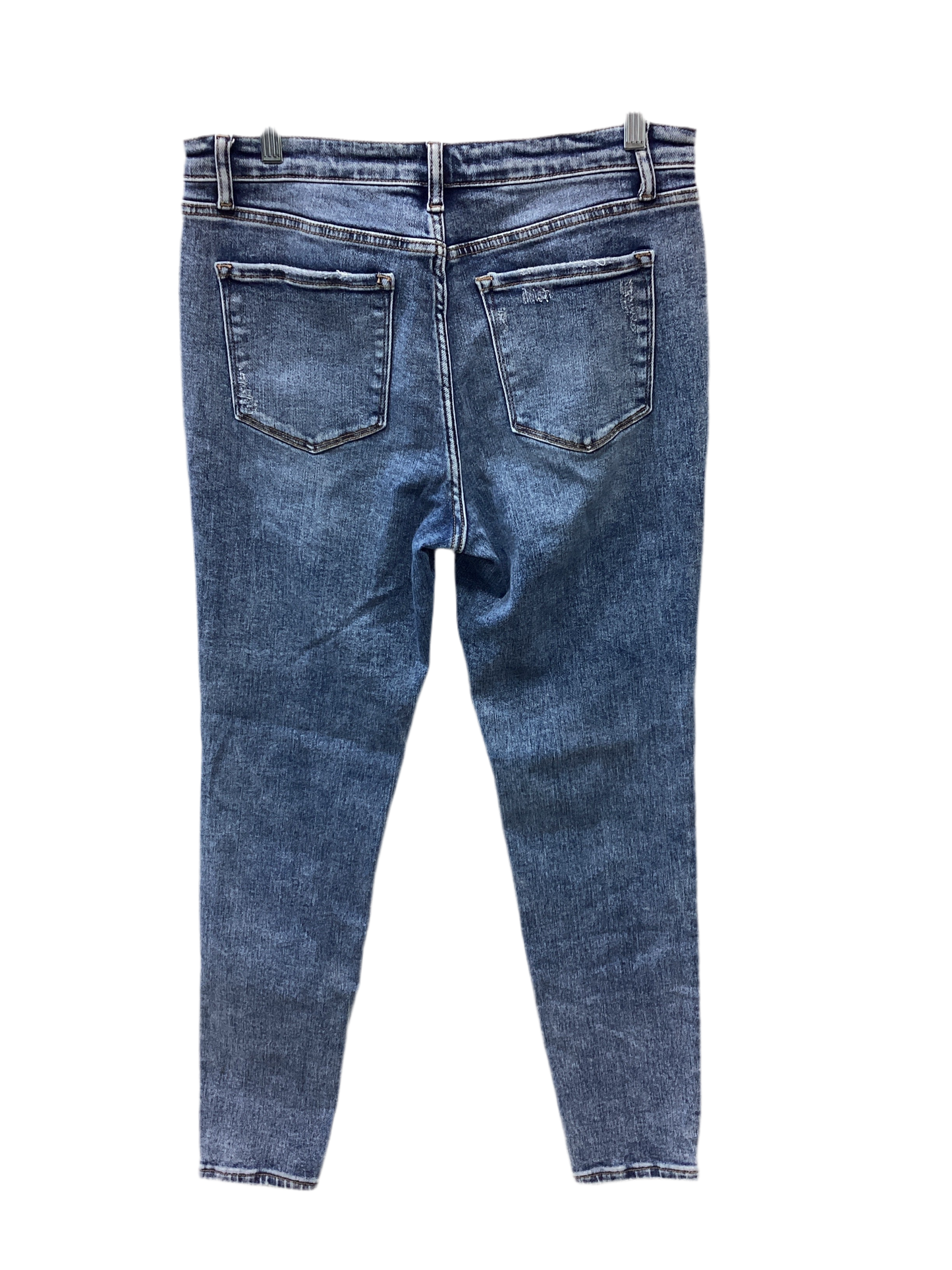 Jeans Straight By Flying Monkey In Blue Denim, Size:10