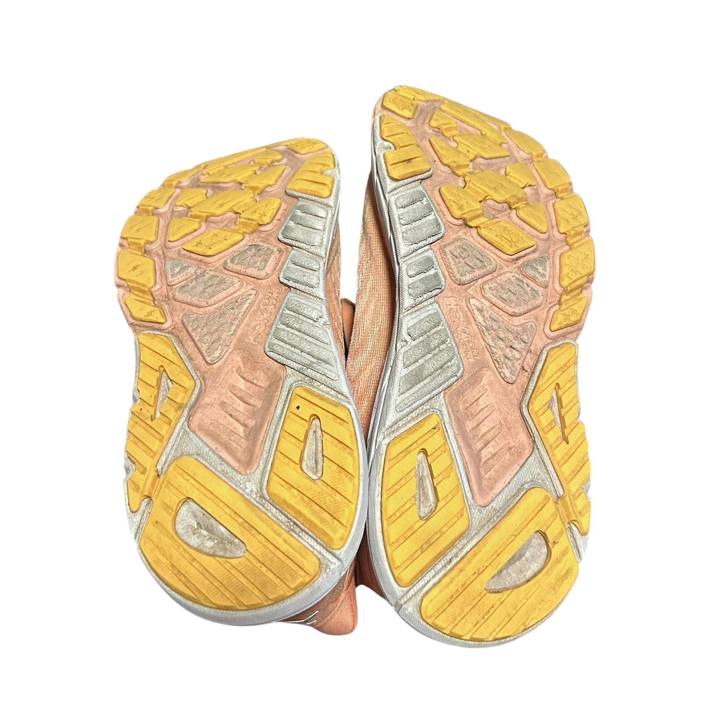 Shoes Sneakers By Hoka In Orange, Size: 7.5