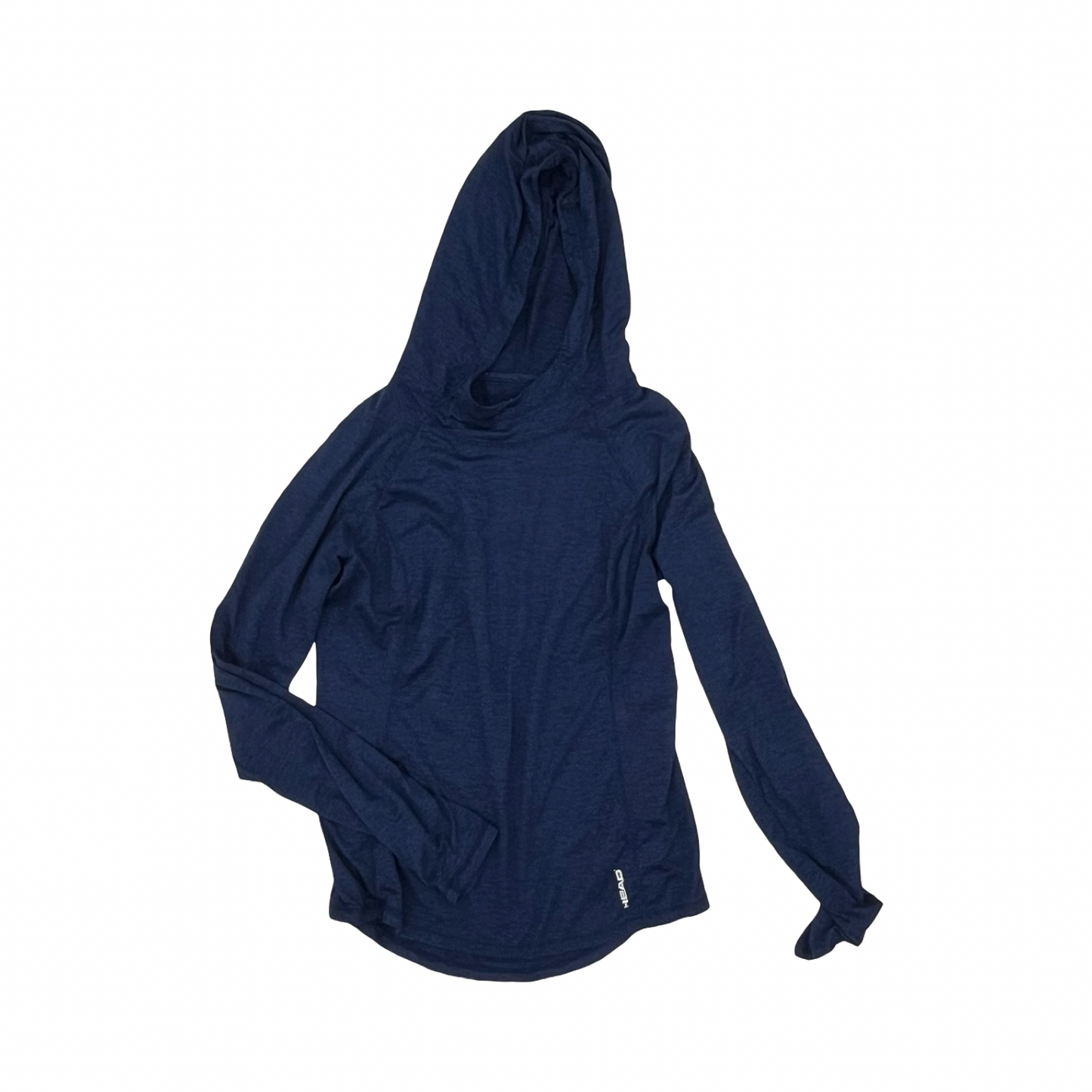Athletic Top Ls Hoodie By Head In Blue, Size:M