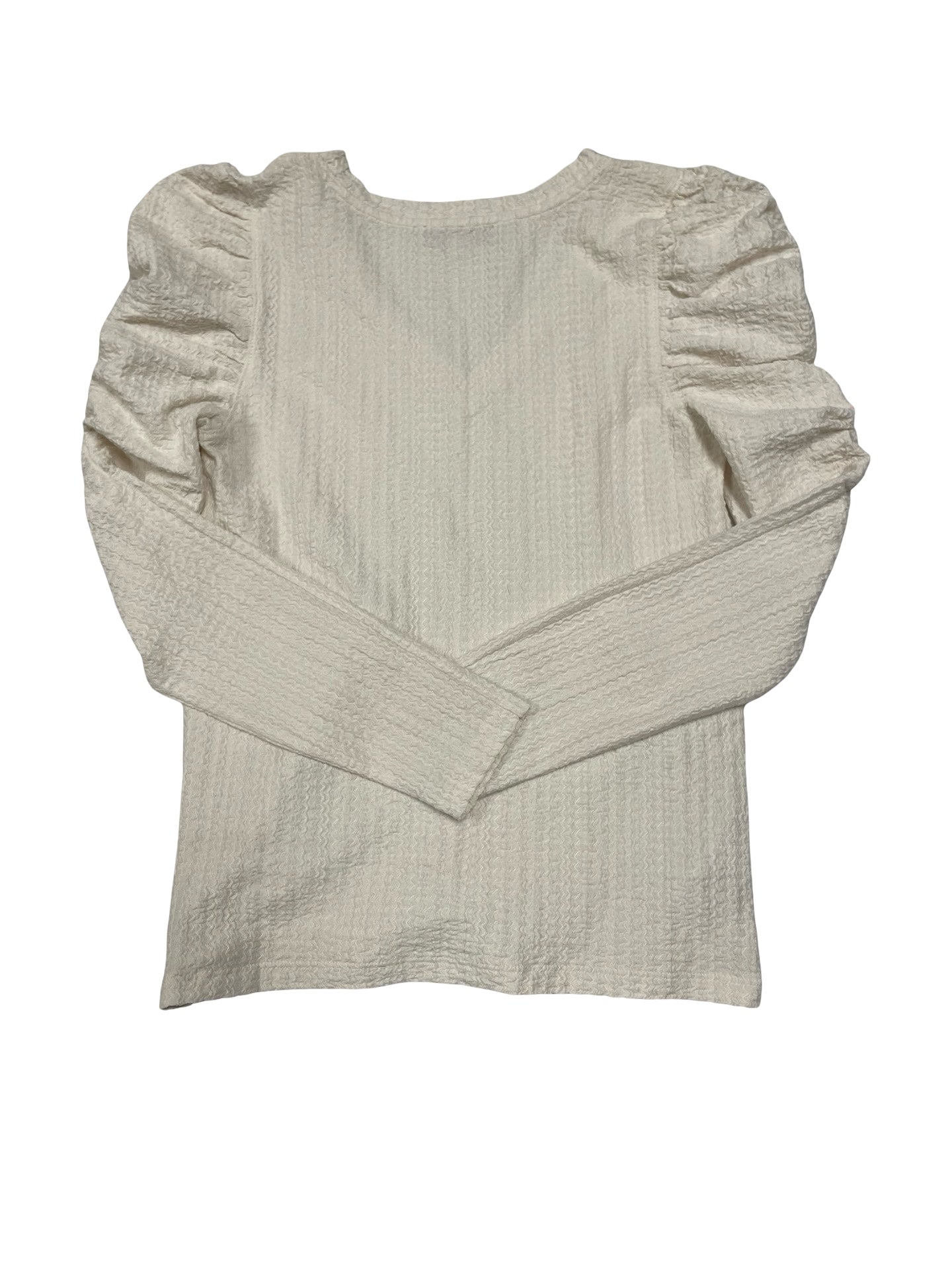 Top Ls By Loft In Cream, Size:Xxs