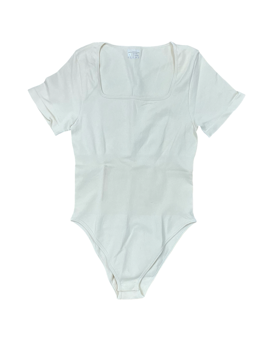 Bodysuit By Oqq In Cream, Size:L