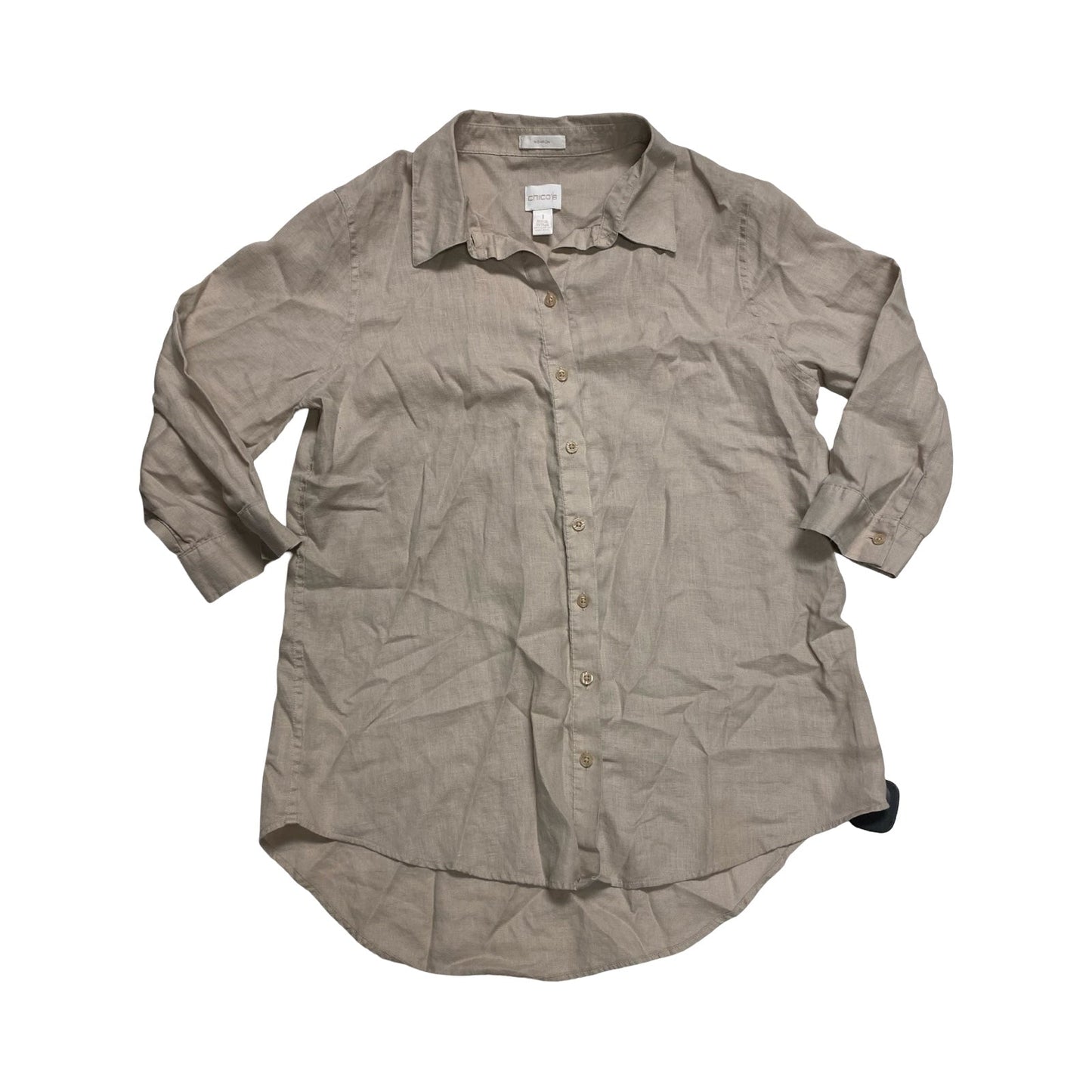 Top Ls By Chicos In Tan, Size:M