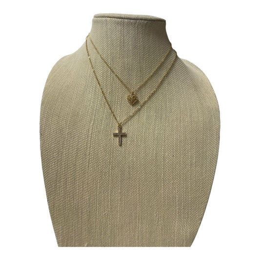 Necklace Pendant By Wild Fable In Gold, Size:02 Piece Set