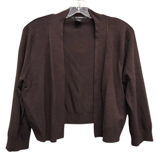 Sweater Cardigan By 89Th And Madison In Brown, Size:L