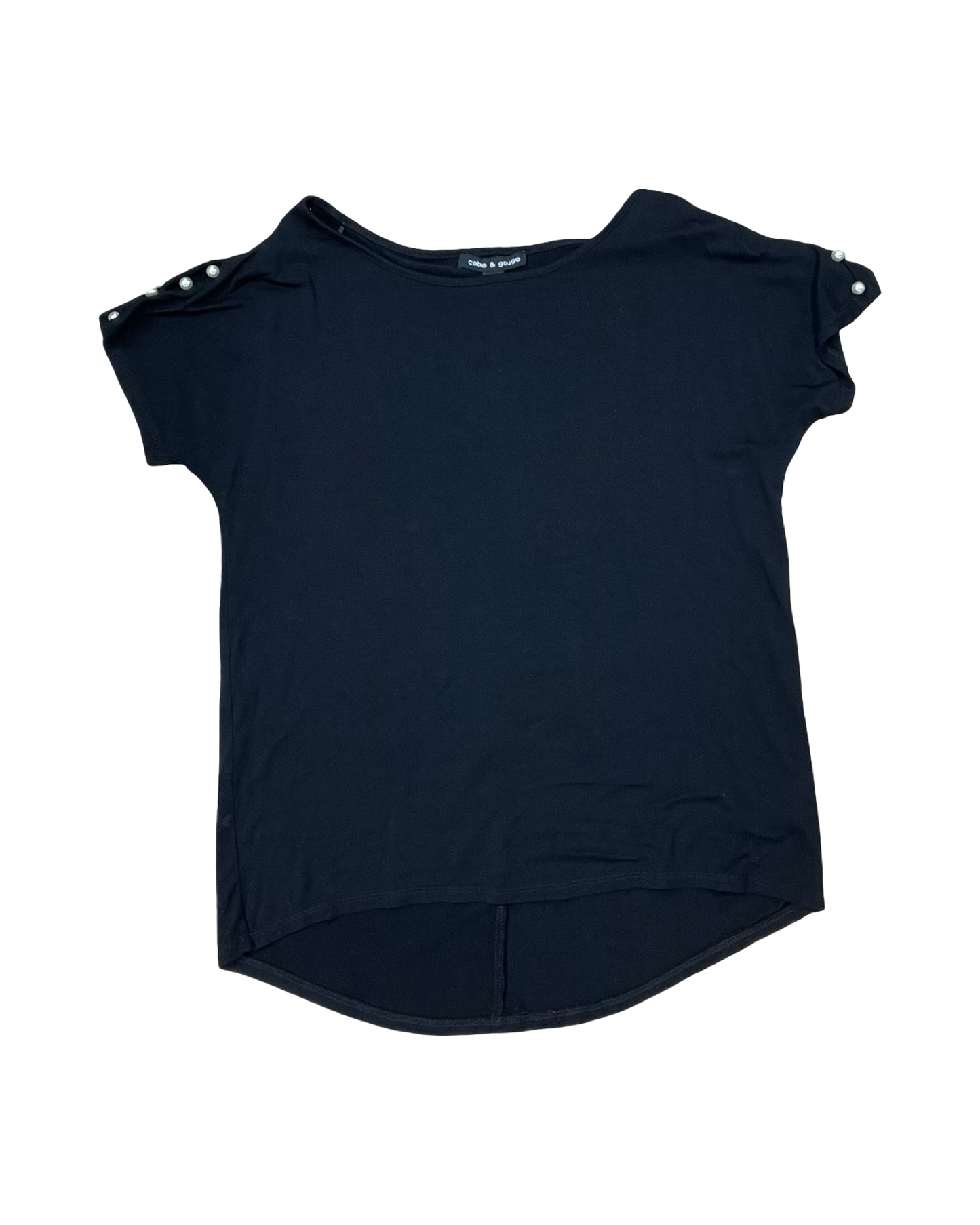 Top Ss By Cable And Gauge In Black, Size:S