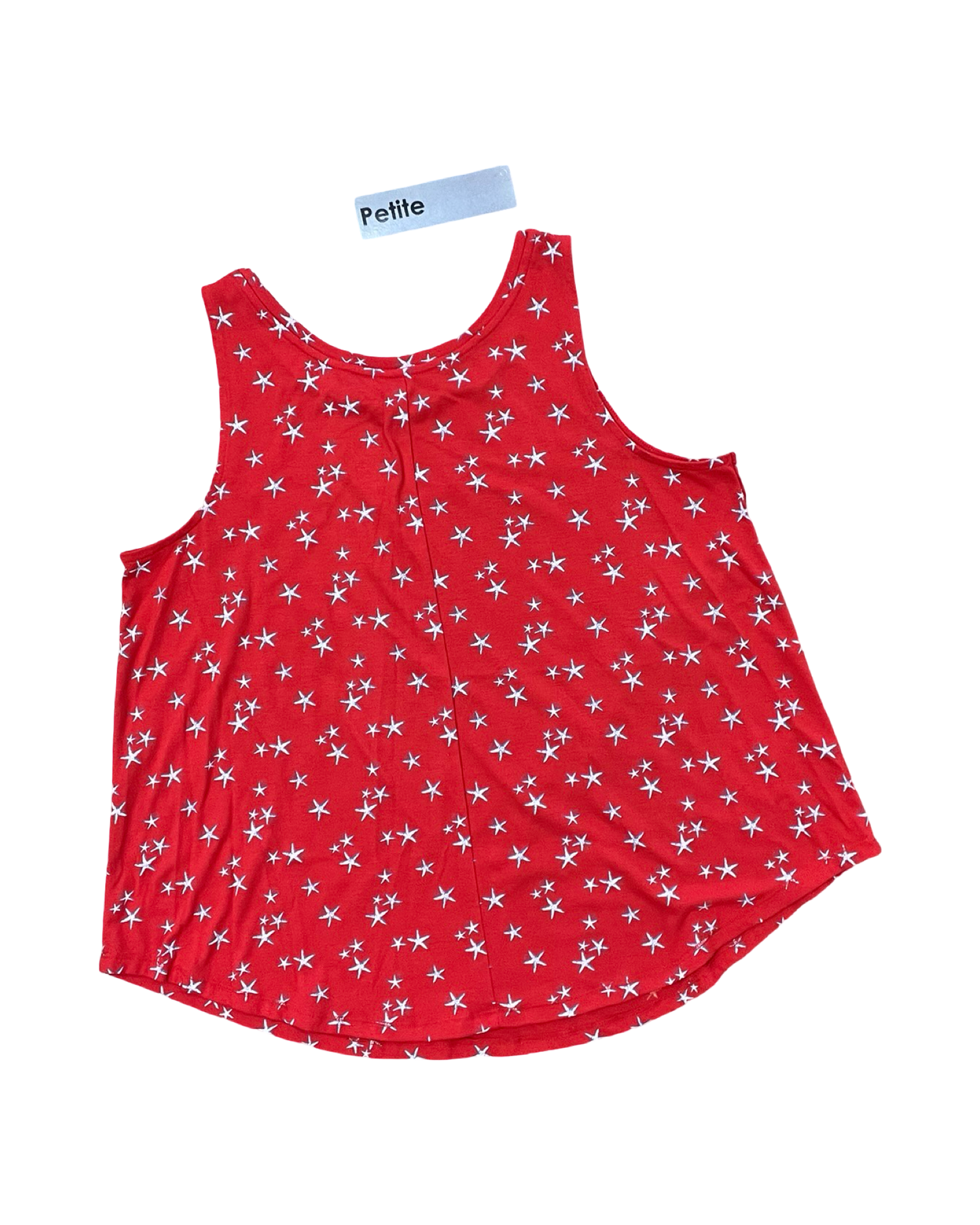 Top Sleeveless By St Johns Bay In Red, Size:Lp