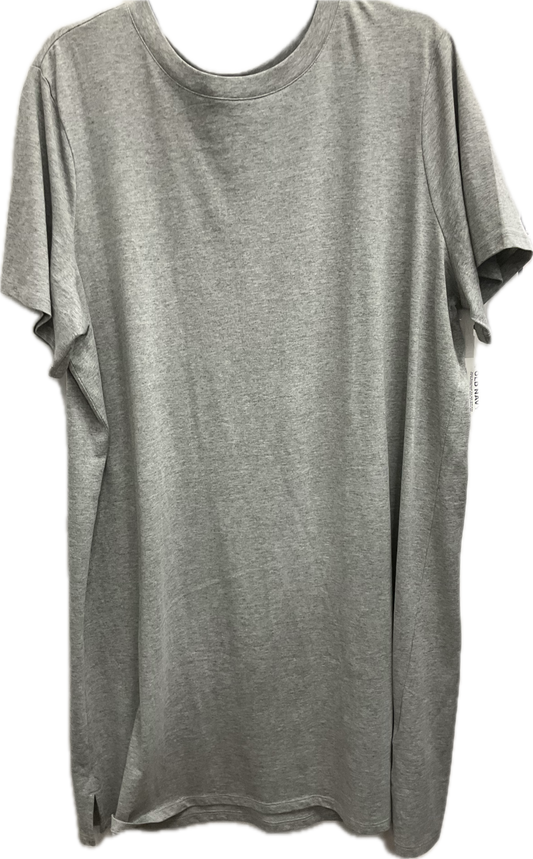 Dress Casual Midi By Old Navy In Grey, Size:Xl