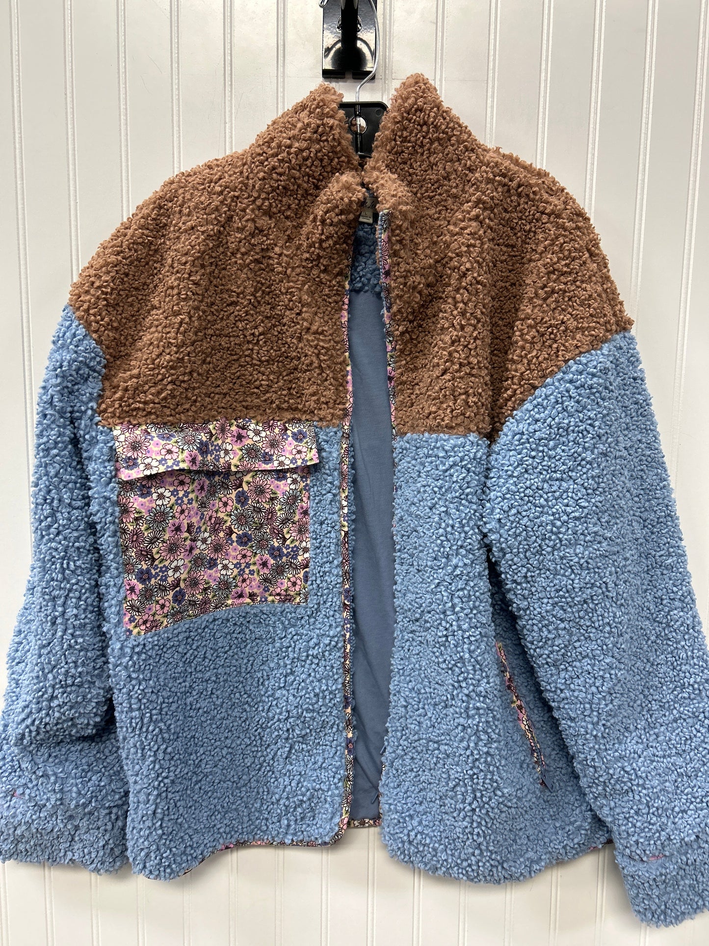 Jacket Fleece By For Love & Lemons In Blue, Size:L