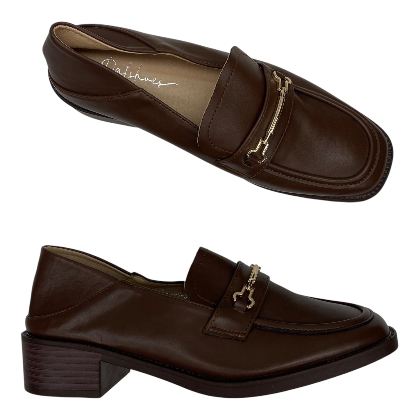 Shoes Flats By Clothes Mentor In Brown, Size:7.5