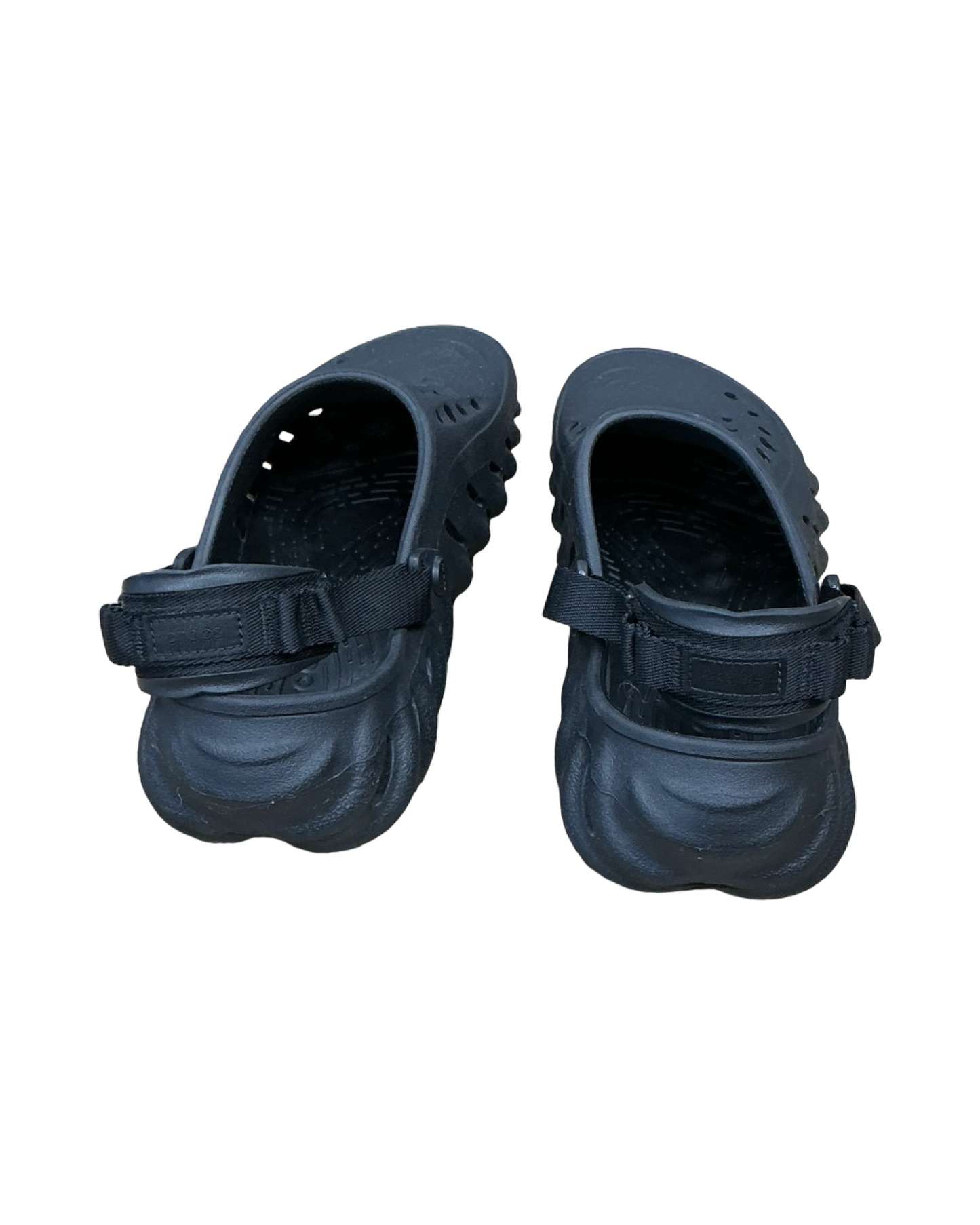 Shoes Flats By Crocs In Black, Size:9