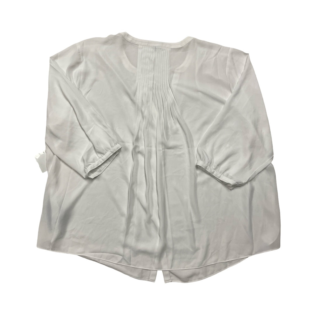 Top Ls By Not Your Daughters Jeans In White, Size:2X