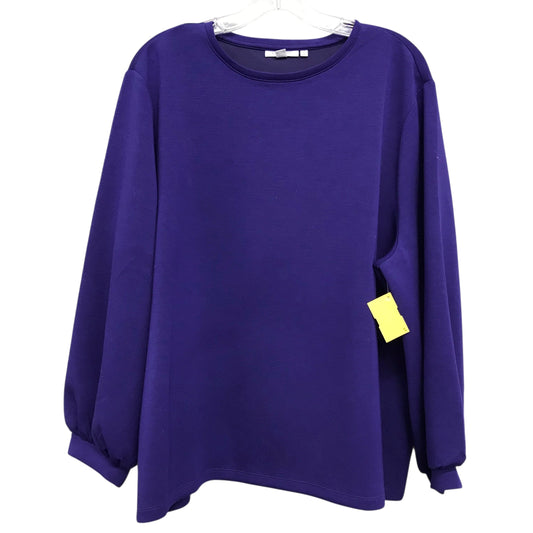 Top Ls By Chicos In Purple, Size:1X