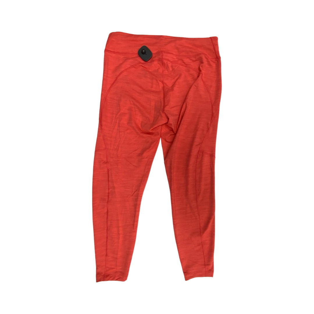 Athletic Leggings By Outdoor Voices In Orange, Size:Xxl
