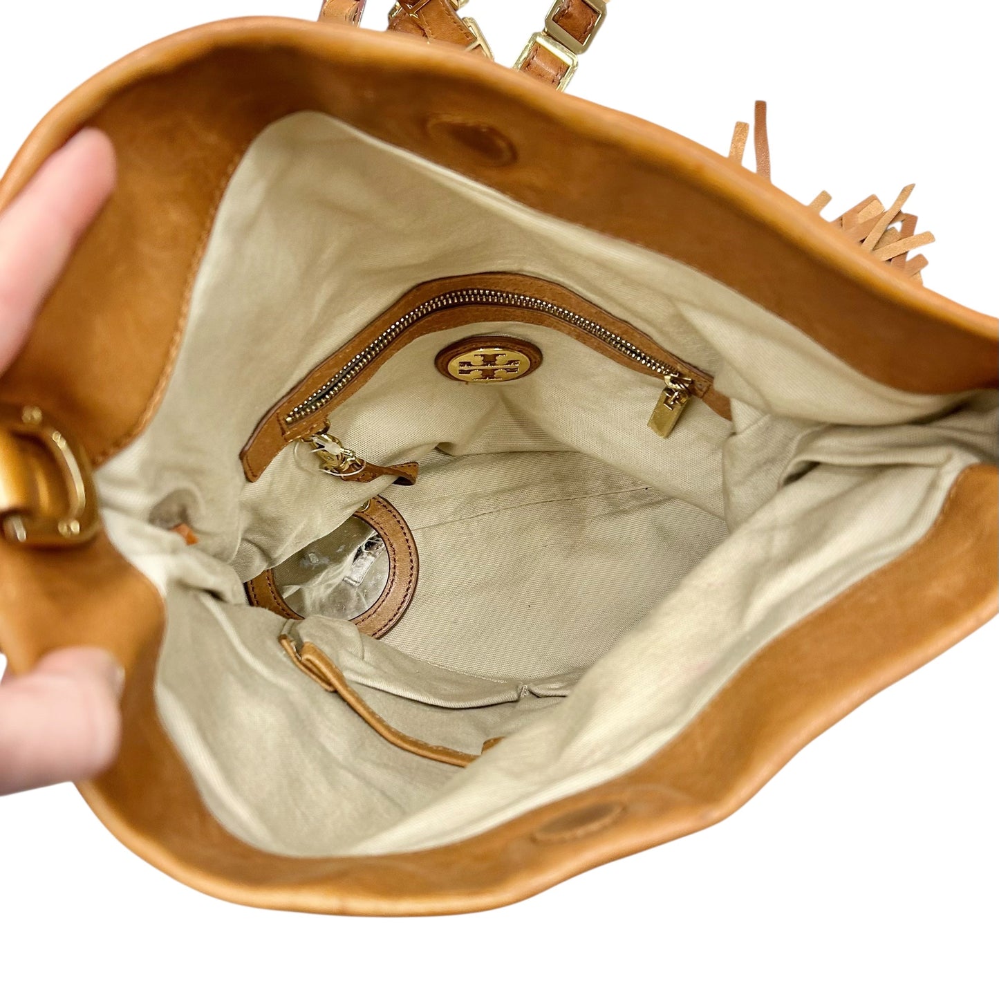 Crossbody Designer By Tory Burch, Size: Large