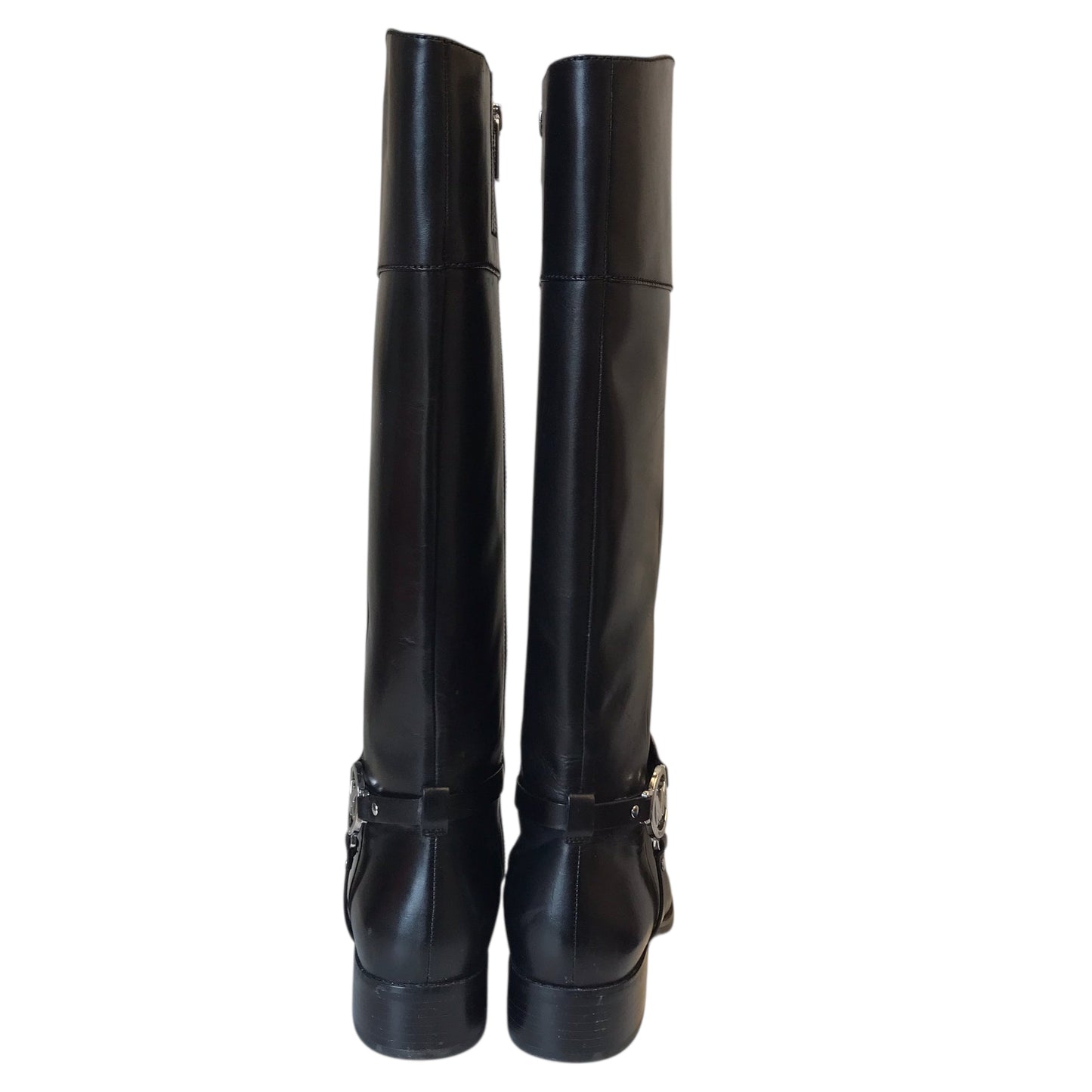 Boots Knee Flats By Michael By Michael Kors In Black, Size:9