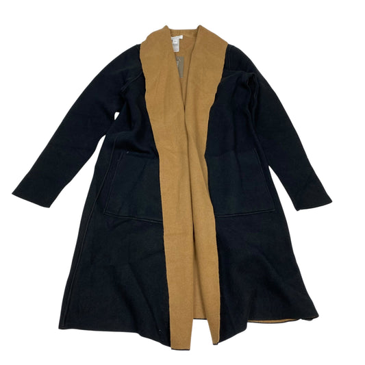 Cardigan By J. Jill In Black & Tan, Size:S