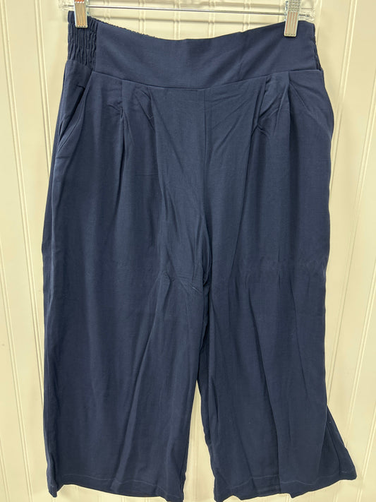 Pants Linen By Gibson In Navy, Size:M