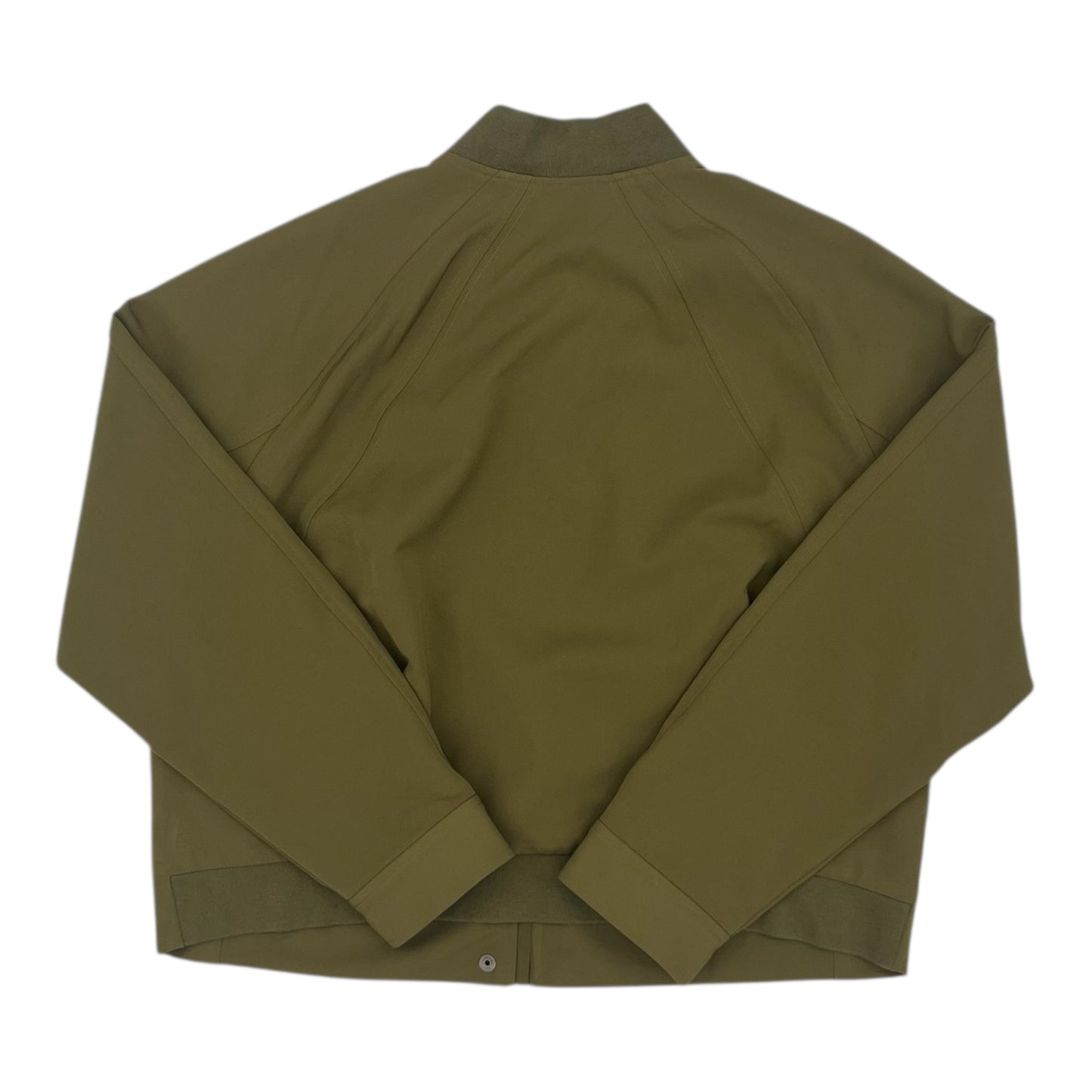 Athletic Jacket By Athleta In Green, Size:L