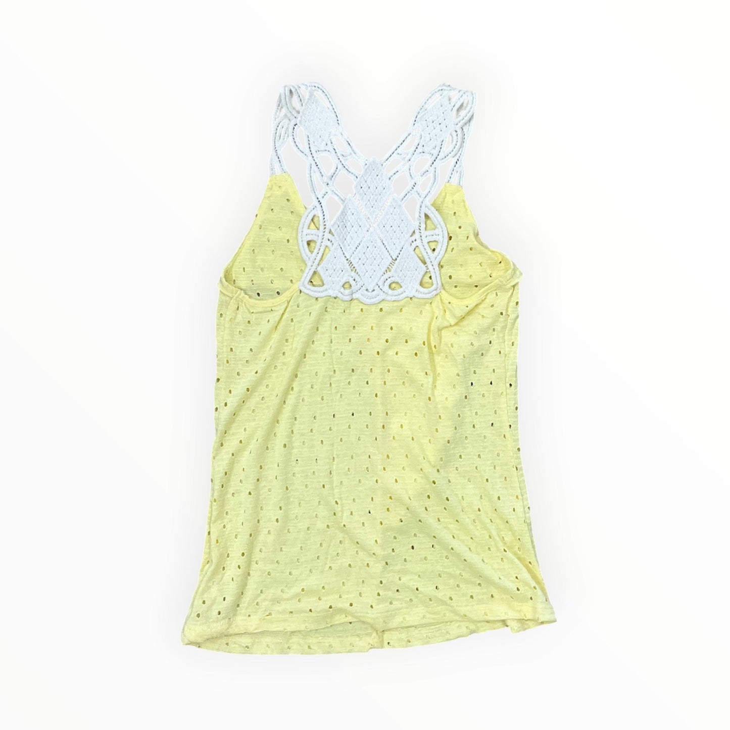 Top Sleeveless By Maurices In Yellow, Size:S