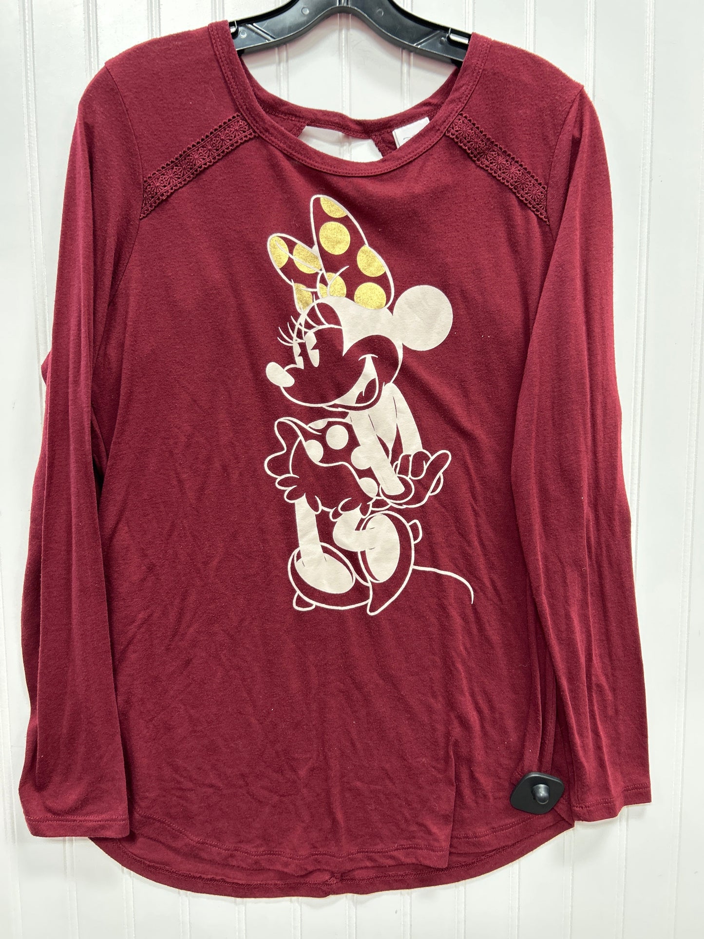 Top Ls By Disney In Red, Size:Xl
