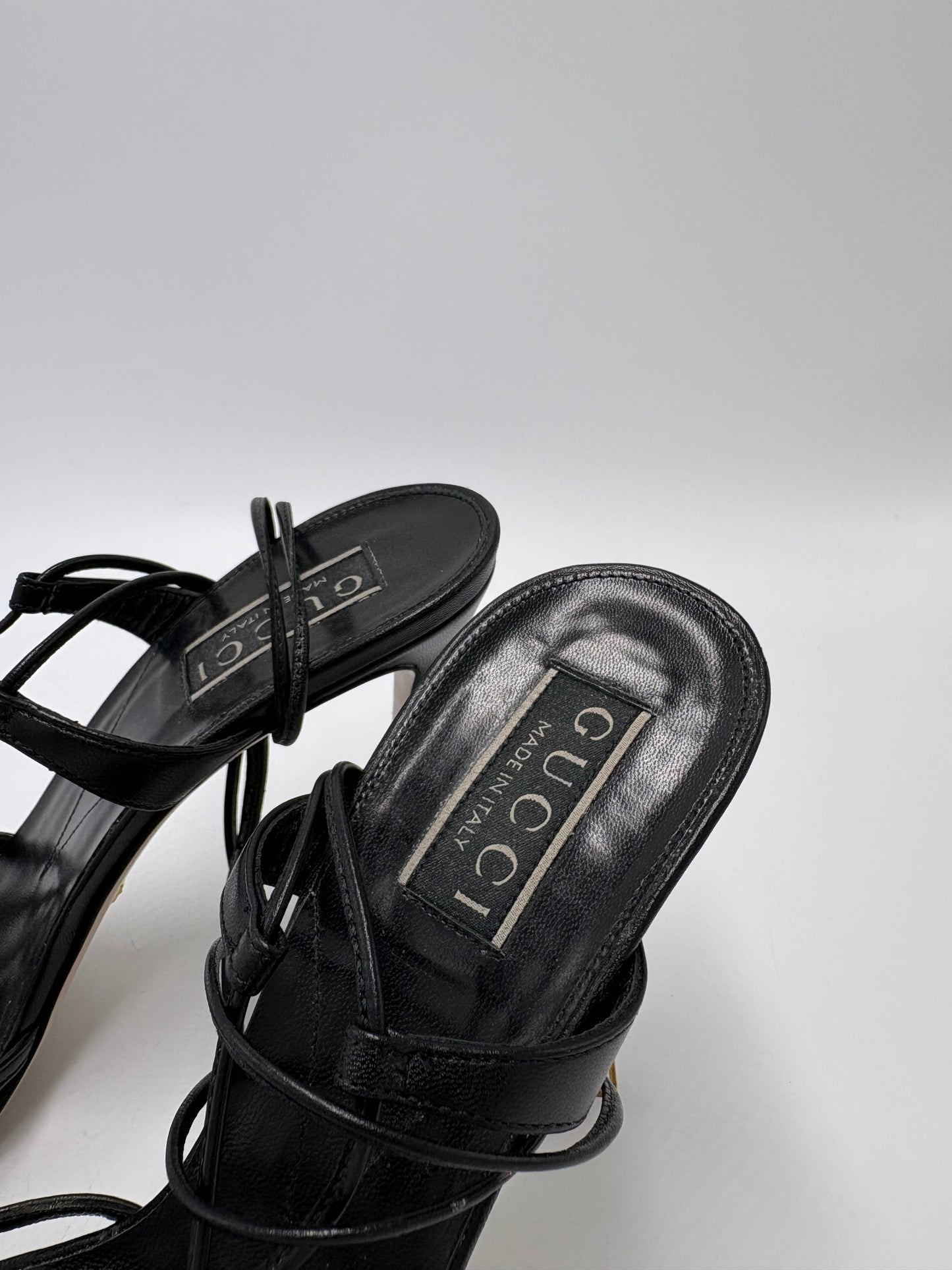 Gucci Malaga Kid Crystal  Horsebit Luxury Shoes, Size: 9 (39)