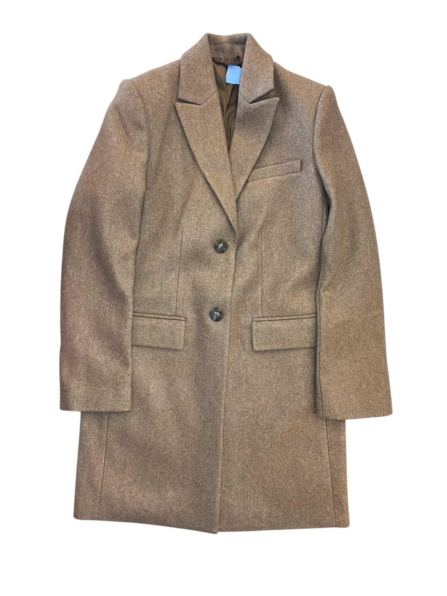 Coat Parka By Calvin Klein In Brown, Size:Xs