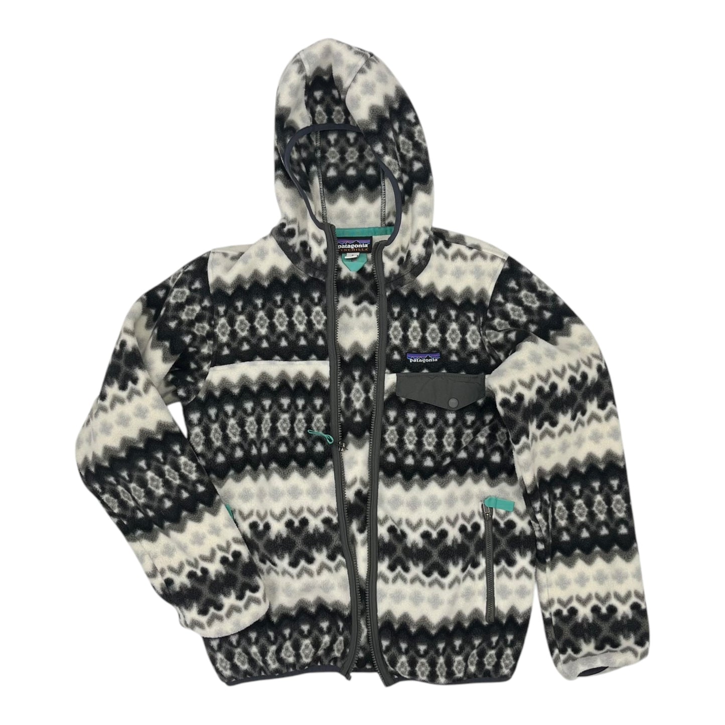 Athletic Fleece By Patagonia In Black & White, Size:S