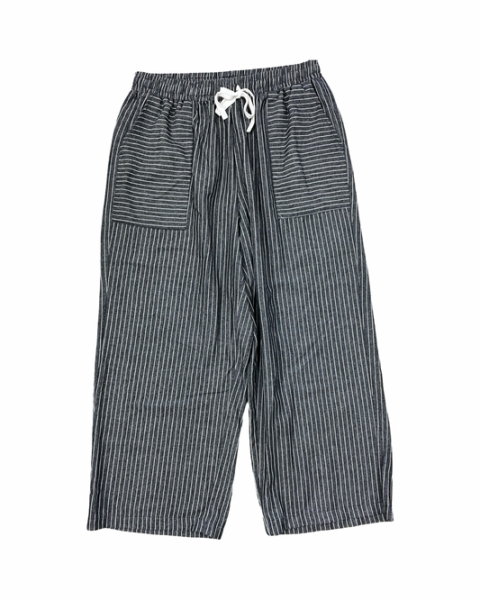 Pants Lounge By Shein In Grey & White, Size:1X