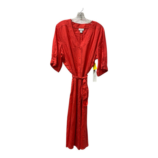 Dress Casual Midi By Liz Claiborne In Pink, Size:Xl