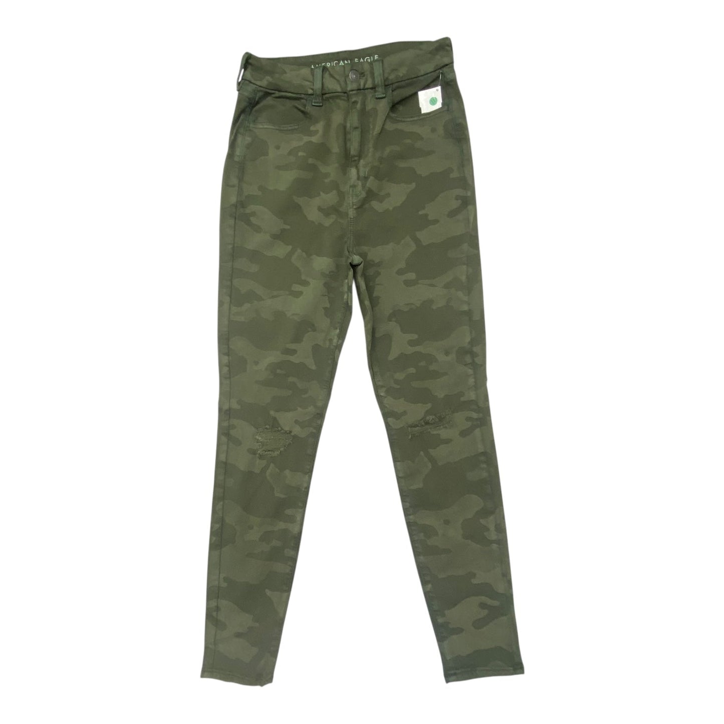 Jeans Skinny By American Eagle In Camouflage Print, Size:8