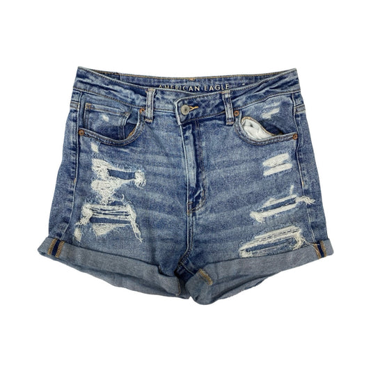 Shorts By American Eagle In Blue Denim, Size:10