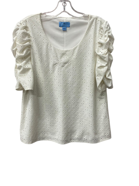 Top Ss By Cece In Ivory, Size:L