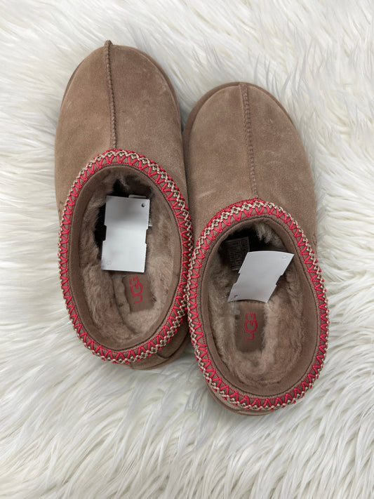 Slippers Designer By Ugg In Tan, Size:9